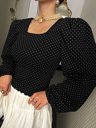 아몬치 퍼프스퀘어넥티