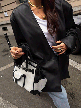 디쿠르 레더노카라자켓