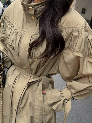 뮤키르 셔링롱점퍼