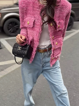 쿠폴브 트위드자켓