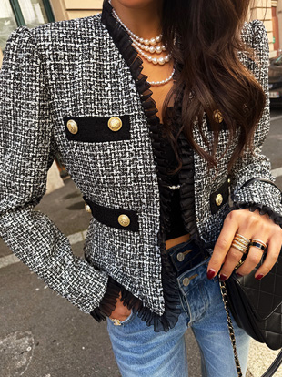 노켄보 트위드자켓