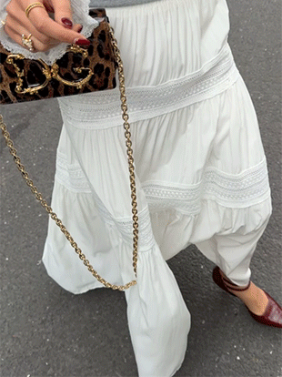 루미르 레이스롱스커트