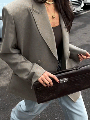 도덴크 스티치더블자켓