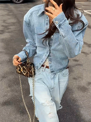 비피보 데님남방