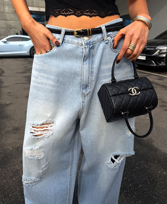 드헤도 빈티지데님팬츠